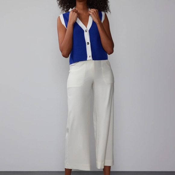 Ribbed Hardware Button Vest - Picture 4 of 9